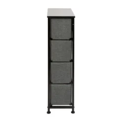 Flash Furniture 4 Drawer Slim Wood Top Cast Iron Frame Vertical Storage Dresser With Easy Pull Fabric Drawers 16 Flash Furniture 4 Drawer Slim Wood Top Cast Iron Frame Vertical Storage Dresser With Easy Pull Fabric Drawers -Flash Furniture GUEST 9b4a8350 04fe 4035 9430 5ed612c7e2c2