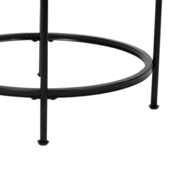 Flash Furniture Astoria Collection Round End Table - Modern Clear Glass Accent Table With Matte Black Frame 11 Flash Furniture Astoria Collection Round End Table - Modern Clear Glass Accent Table With Matte Black Frame -Flash Furniture GUEST 9bb40d3a 97db 4b48 a958 6e017f265f17