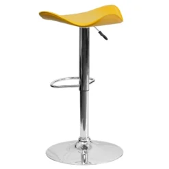 Flash Furniture Contemporary Vinyl Adjustable Height Barstool With Wavy Seat And Chrome Base 20 Flash Furniture Contemporary Vinyl Adjustable Height Barstool With Wavy Seat And Chrome Base -Flash Furniture GUEST 9c8a140d 4db6 429e 8c47 66adfd09a835