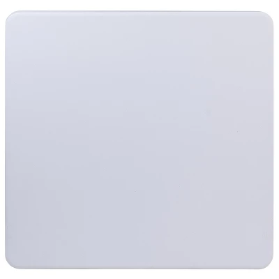 Flash Furniture 2.81-Foot Square Granite White Plastic Folding Table 5 Flash Furniture 2.81-Foot Square Granite White Plastic Folding Table - Image 5