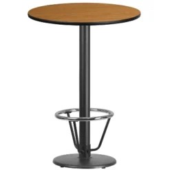 Flash Furniture 30'' Round Laminate Table Top With 18'' Round Bar Height Table Base And Foot Ring 7 Flash Furniture 30'' Round Laminate Table Top With 18'' Round Bar Height Table Base And Foot Ring -Flash Furniture GUEST 9d1e3230 bed2 4932 b19c a7449dcade41