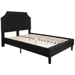Flash Furniture Brighton Tufted Upholstered Platform Bed With 10 Inch CertiPUR-US Certified Foam And Pocket Spring Mattress 18 Flash Furniture Brighton Tufted Upholstered Platform Bed With 10 Inch CertiPUR-US Certified Foam And Pocket Spring Mattress -Flash Furniture GUEST 9dde0e00 fece 4526 b63a fdc1a29a7482