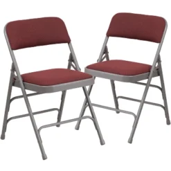 Flash Furniture 2 Pack HERCULES Series Curved Triple Braced & Double Hinged Fabric Upholstered Metal Folding Chair 25 Flash Furniture 2 Pack HERCULES Series Curved Triple Braced & Double Hinged Fabric Upholstered Metal Folding Chair -Flash Furniture GUEST 9ea7b07c 3d71 4a64 b2b9 d4b1b3713aea