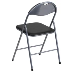 Flash Furniture 2 Pack HERCULES Series Black Vinyl Metal Folding Chair With Carrying Handle 16 Flash Furniture 2 Pack HERCULES Series Black Vinyl Metal Folding Chair With Carrying Handle -Flash Furniture GUEST 9ed44d65 0e6e 4757 a8a7 b70e126223a3