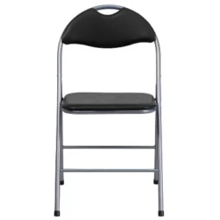 Flash Furniture 4 Pack HERCULES Series Black Vinyl Metal Folding Chair With Carrying Handle 13 Flash Furniture 4 Pack HERCULES Series Black Vinyl Metal Folding Chair With Carrying Handle -Flash Furniture GUEST a03e6b31 dc4f 4b7a b86e 415d2d7bfb94