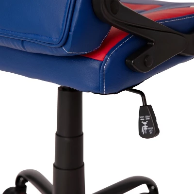 Flash Furniture Ergonomic PC Office Computer Chair - Adjustable Red & Blue Designer Gaming Chair - 360° Swivel - Red Dual Wheel Casters 10 Flash Furniture Ergonomic PC Office Computer Chair - Adjustable Red & Blue Designer Gaming Chair - 360° Swivel - Red Dual Wheel Casters - Image 10