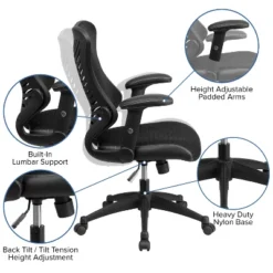 Executive Swivel Office Chair With Mesh Padded Seat - Flash Furniture 15 Executive Swivel Office Chair With Mesh Padded Seat - Flash Furniture -Flash Furniture GUEST a13951a2 6f77 462e 8b53 b3378df32b60