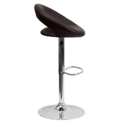 Flash Furniture Contemporary Vinyl Rounded Orbit-Style Back Adjustable Height Barstool With Chrome Base 17 Flash Furniture Contemporary Vinyl Rounded Orbit-Style Back Adjustable Height Barstool With Chrome Base -Flash Furniture GUEST a1d4db50 2014 4161 b9f6 9f1eb8ba091e