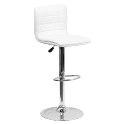 Flash Furniture Modern Vinyl Adjustable Height Barstool With Horizontal Stitch Back 35 Flash Furniture Modern Vinyl Adjustable Height Barstool With Horizontal Stitch Back -Flash Furniture GUEST a2b012bb 179a 4985 9839 7f4bd855fbfc