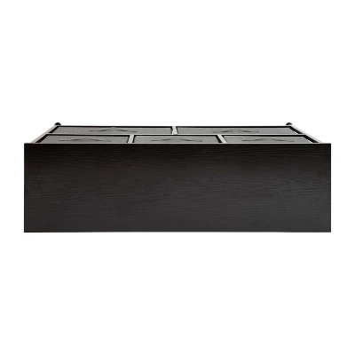 Flash Furniture 5 Drawer Wood Top Cast Iron Frame Storage Dresser With Easy Pull Fabric Drawers 5 Flash Furniture 5 Drawer Wood Top Cast Iron Frame Storage Dresser With Easy Pull Fabric Drawers - Image 5