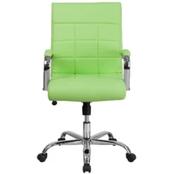 Flash Furniture Mid-Back Vinyl Executive Swivel Office Chair With Chrome Base And Arms 21 Flash Furniture Mid-Back Vinyl Executive Swivel Office Chair With Chrome Base And Arms -Flash Furniture GUEST a3b51b65 0702 45cc 963e d551372dc15a