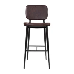Flash Furniture Kenzie Commercial Grade Mid-Back Barstools - LeatherSoft Upholstery - Iron Frame With Integrated Footrest - Set Of 2 21 Flash Furniture Kenzie Commercial Grade Mid-Back Barstools - LeatherSoft Upholstery - Iron Frame With Integrated Footrest - Set Of 2 -Flash Furniture GUEST a3fbee5f a614 4817 a2d9 060bab3757a6