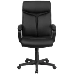 Flash Furniture Raya High Back Black LeatherSoft Executive Swivel Office Chair With Slight Mesh Accent And Arms 16 Flash Furniture Raya High Back Black LeatherSoft Executive Swivel Office Chair With Slight Mesh Accent And Arms -Flash Furniture GUEST a47b73d0 7aba 47a3 9198 7a70c8db5013
