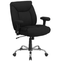 Flash Furniture HERCULES Series Big & Tall 400 Lb. Rated Swivel Ergonomic Task Office Chair With Deep Tufted Seating And Adjustable Arms -Flash Furniture GUEST a5127bfc c88f 41d0 bdb2 e5cd939f0f5b