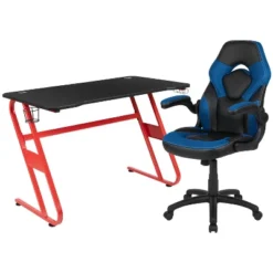 Flash Furniture Gaming Desk And Racing Chair Set With Cup Holder And Headphone Hook 25 Flash Furniture Gaming Desk And Racing Chair Set With Cup Holder And Headphone Hook -Flash Furniture GUEST a5ae6c76 f125 419b b9c2 9283f084e48e