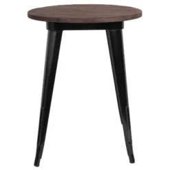 Flash Furniture 24" Round Metal Indoor Table With Rustic Wood Top 7 Flash Furniture 24" Round Metal Indoor Table With Rustic Wood Top -Flash Furniture GUEST a66e2e36 a4be 4d6a b1e6 f50896baeec1