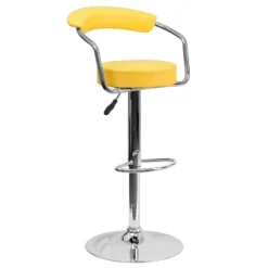 Flash Furniture Contemporary Vinyl Adjustable Height Barstool With Arms And Chrome Base 26 Flash Furniture Contemporary Vinyl Adjustable Height Barstool With Arms And Chrome Base -Flash Furniture GUEST a78661f0 5e89 4e65 8a68 0b03f8b4d156