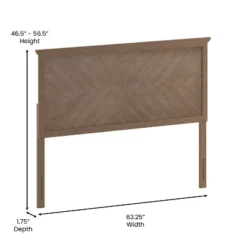 Flash Furniture Fiona Herring Bone Wooden Adjustable Headboard For Universal Metal Bed Frames 13 Flash Furniture Fiona Herring Bone Wooden Adjustable Headboard For Universal Metal Bed Frames -Flash Furniture GUEST a7924415 ae13 4e2d 9de5 409ee681b4f9