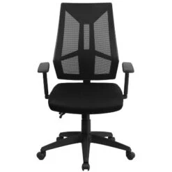Flash Furniture High Back Black Mesh Multifunction Swivel Ergonomic Task Office Chair With Adjustable Arms -Flash Furniture GUEST a8101c8a f0a9 4a85 992a e0d4cfeae434
