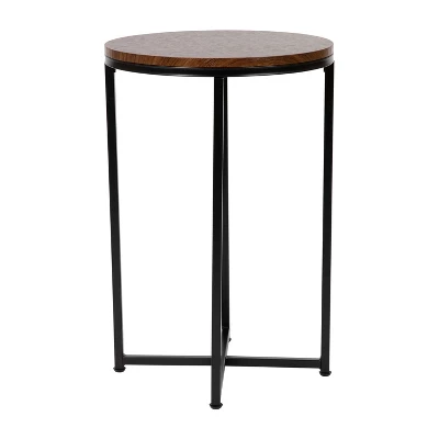 Flash Furniture Hampstead Collection End Table - Modern Laminate Accent Table With Crisscross Frame 8 Flash Furniture Hampstead Collection End Table - Modern Laminate Accent Table With Crisscross Frame - Image 8