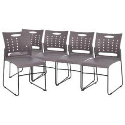 Flash Furniture 5 Pack HERCULES Series 881 Lb. Capacity Sled Base Stack Chair With Air-Vent Back 22 Flash Furniture 5 Pack HERCULES Series 881 Lb. Capacity Sled Base Stack Chair With Air-Vent Back -Flash Furniture GUEST a889b440 3f7c 436b 91c7 9475ac989d29