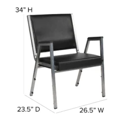 Flash Furniture HERCULES Series 1000 Lb. Rated Antimicrobial Bariatric Medical Reception Arm Chair -Flash Furniture GUEST a8f09398 7b4f 4630 b5af c1f4cbc2ed70