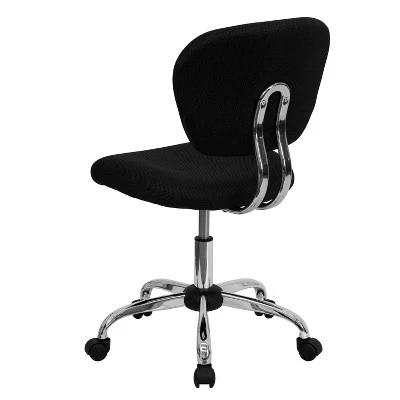 Mid Back Mesh Padded Swivel Task Office Chair - Flash Furniture 2 Mid Back Mesh Padded Swivel Task Office Chair - Flash Furniture - Image 2