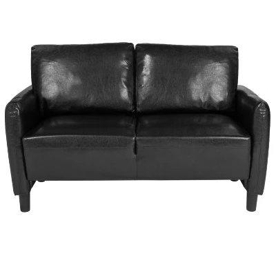 Flash Furniture Candler Park Upholstered Loveseat 3 Flash Furniture Candler Park Upholstered Loveseat - Image 3