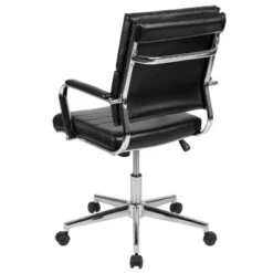 Flash Furniture Mid-Back LeatherSoft Contemporary Panel Executive Swivel Office Chair 23 Flash Furniture Mid-Back LeatherSoft Contemporary Panel Executive Swivel Office Chair -Flash Furniture GUEST aa4c3ff6 fd69 48cd bc36 65be0548be13