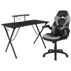 Flash Furniture Gaming Desk And Racing Chair Set With Cup Holder, Headphone Hook, And Monitor/Smartphone Stand 25 Flash Furniture Gaming Desk And Racing Chair Set With Cup Holder, Headphone Hook, And Monitor/Smartphone Stand -Flash Furniture GUEST ae2e9b8b 9a7b 483b bd71 c390b00712b7