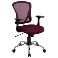 Flash Furniture Mid-Back Mesh Swivel Task Office Chair With Chrome Base And Arms 23 Flash Furniture Mid-Back Mesh Swivel Task Office Chair With Chrome Base And Arms -Flash Furniture GUEST ae80d5d0 3e16 4ed2 bdf5 6fa442b28fc9