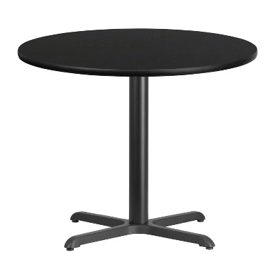 Flash Furniture 36'' Round Laminate Table Top With 30'' X 30'' Table Height Base 4 Flash Furniture 36'' Round Laminate Table Top With 30'' X 30'' Table Height Base - Image 4