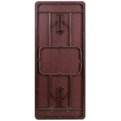 Flash Furniture 6-Foot High Pressure Mahogany Laminate Folding Banquet Table 14 Flash Furniture 6-Foot High Pressure Mahogany Laminate Folding Banquet Table -Flash Furniture GUEST b085ecf6 f126 424b 9604 ed1967c12821
