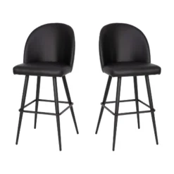 Flash Furniture Lyla Commercial Grade Modern Armless Barstools With Contoured Backrest, Steel Frame And Integrated Footrest - Set Of 2 25 Flash Furniture Lyla Commercial Grade Modern Armless Barstools With Contoured Backrest, Steel Frame And Integrated Footrest - Set Of 2 -Flash Furniture GUEST b1264c90 4f0e 45b1 8f39 85cf82c1fa90