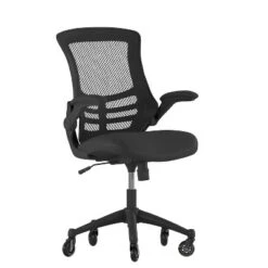 Flash Furniture Kelista Mid-Back Swivel Ergonomic Task Office Chair With Flip-Up Arms And Transparent Roller Wheels 23 Flash Furniture Kelista Mid-Back Swivel Ergonomic Task Office Chair With Flip-Up Arms And Transparent Roller Wheels -Flash Furniture GUEST b1f74c29 90f1 4695 b598 74ddef2d6996
