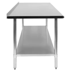 Flash Furniture Stainless Steel 18 Gauge Prep And Work Table With 1.5" Backsplash And Undershelf, NSF 16 Flash Furniture Stainless Steel 18 Gauge Prep And Work Table With 1.5" Backsplash And Undershelf, NSF -Flash Furniture GUEST b21814c9 52f0 4f06 a110 5618cedd78f6