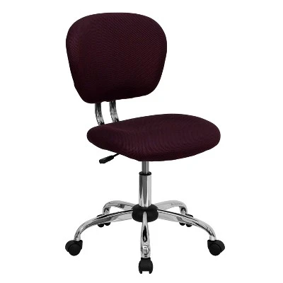 Mid Back Mesh Padded Swivel Task Office Chair - Flash Furniture 8 Mid Back Mesh Padded Swivel Task Office Chair - Flash Furniture - Image 8