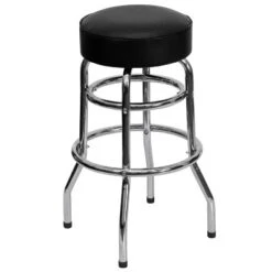 Flash Furniture Double Ring Chrome Barstool 20 Flash Furniture Double Ring Chrome Barstool -Flash Furniture GUEST b40243c2 2fdd 41ec 85cf 5bdaffbc2587