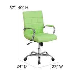 Flash Furniture Mid-Back Vinyl Executive Swivel Office Chair With Chrome Base And Arms 16 Flash Furniture Mid-Back Vinyl Executive Swivel Office Chair With Chrome Base And Arms -Flash Furniture GUEST b58201e6 19ed 4bcf a0e3 c0e78fdbbdc4