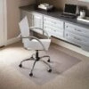 3'x4' Rectangle Solid Office Chair Mat Clear - Flash Furniture