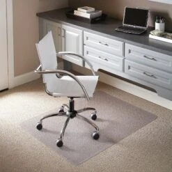 3'x4' Rectangle Solid Office Chair Mat Clear - Flash Furniture
