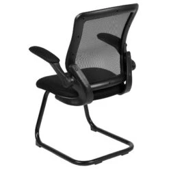 Flash Furniture Black Mesh Sled Base Side Reception Chair With Flip-Up Arms 20 Flash Furniture Black Mesh Sled Base Side Reception Chair With Flip-Up Arms -Flash Furniture GUEST b5db9b32 b14b 4a1c 9d07 cf96b38c4107