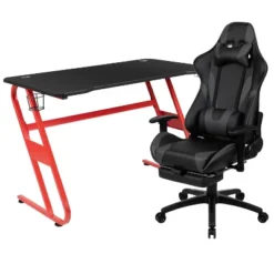 Flash Furniture Gaming Desk And Footrest Reclining Gaming Chair Set With Cup Holder And Headphone Hook 26 Flash Furniture Gaming Desk And Footrest Reclining Gaming Chair Set With Cup Holder And Headphone Hook -Flash Furniture GUEST b5df6cf9 c588 460e a42f caf32b4cd9f1
