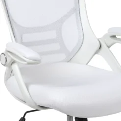 Flash Furniture Porter High Back White Mesh Ergonomic Swivel Office Chair With White Frame And Flip-up Arms 16 Flash Furniture Porter High Back White Mesh Ergonomic Swivel Office Chair With White Frame And Flip-up Arms -Flash Furniture GUEST b7e58734 a14e 443a 8221 6fee6b30d794