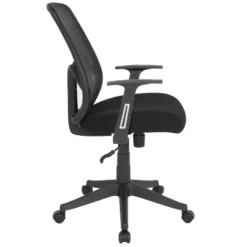 Flash Furniture Salerno Series High Back Black Mesh Office Chair With Arms 7 Flash Furniture Salerno Series High Back Black Mesh Office Chair With Arms -Flash Furniture GUEST b82dd375 72a3 4589 9ce4 d2d0f05fffff