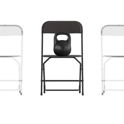 Flash Furniture Hercules™ Big And Tall Commercial Folding Chair - Extra Wide 650LB. Capacity - Durable Plastic - 4-Pack 17 Flash Furniture Hercules™ Big And Tall Commercial Folding Chair - Extra Wide 650LB. Capacity - Durable Plastic - 4-Pack - Image 17