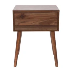 Flash Furniture Hatfield Mid-Century Modern One Drawer Wood Nightstand, Side Accent Or End Table With Soft Close Storage Drawer, Dark Walnut 14 Flash Furniture Hatfield Mid-Century Modern One Drawer Wood Nightstand, Side Accent Or End Table With Soft Close Storage Drawer, Dark Walnut -Flash Furniture GUEST b913f3d8 3ee2 49d1 a6e8 a9ab38b196c2