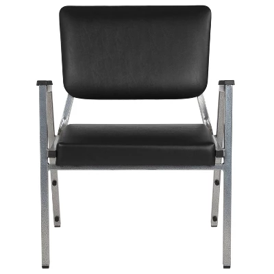 Flash Furniture HERCULES Series 1000 Lb. Rated Black Antimicrobial Vinyl Bariatric Medical Reception Arm Chair With 3/4 Panel Back 8 Flash Furniture HERCULES Series 1000 Lb. Rated Black Antimicrobial Vinyl Bariatric Medical Reception Arm Chair With 3/4 Panel Back - Image 8