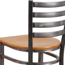 Flash Furniture Clear Coated Ladder Back Metal Restaurant Barstool 15 Flash Furniture Clear Coated Ladder Back Metal Restaurant Barstool -Flash Furniture GUEST bae359d5 f579 4883 9b49 28973776514c