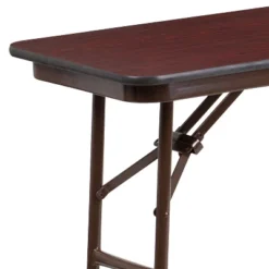 Flash Furniture 5-Foot Mahogany Melamine Laminate Folding Training Table 12 Flash Furniture 5-Foot Mahogany Melamine Laminate Folding Training Table -Flash Furniture GUEST bb6aeafd ab9f 44b9 b8dc edff851e7832